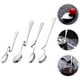 thumbnail image 5 of 4 cucharas de acero inoxidable, cucharas para mezclar, cucharas para café, cucharas para revolver y cucharas para miel., 5 of 8