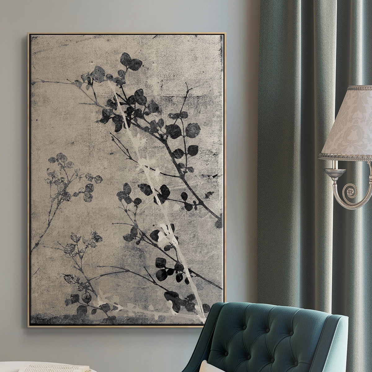 Boundless V Framed Premium Gallery Wrapped Canvas - Ready to Hang - 27 x 41 - Natural Wood Floating Frame
