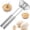 2pcs*14in, variant on Easy Whisk Stainless Steel Hand Push Egg Beaters, Semi Automatic Rotary Blender, 10 12 14in Size for Kitchen Baking
