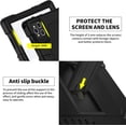 thumbnail image 5 of Hoibon For Digiland DL 1050 / Digiland S10 Tablet 10.1 inch MEIZE D115 KADYBE D115 Case&Shoulder Strap Kickstand Cover for ANTEMPER D106/TOOTON K110 K118/Relndoo YOBANSE T618 10.1" Tablet (Black), 5 of 6