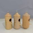 thumbnail image 5 of Natural Wooden Hummingbird House - Eco-Friendly Garden Nesting Box with Easy Hanging Design, Perfect for Outdoor Spaces & Backyards, Attracts Hummingbirds, 5 of 5