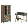 thumbnail image 3 of Powell Home Fashions 114-861 Calypso 33 Inch Wide 6 Drawer Fir Wood Storage Cabi, 3 of 10