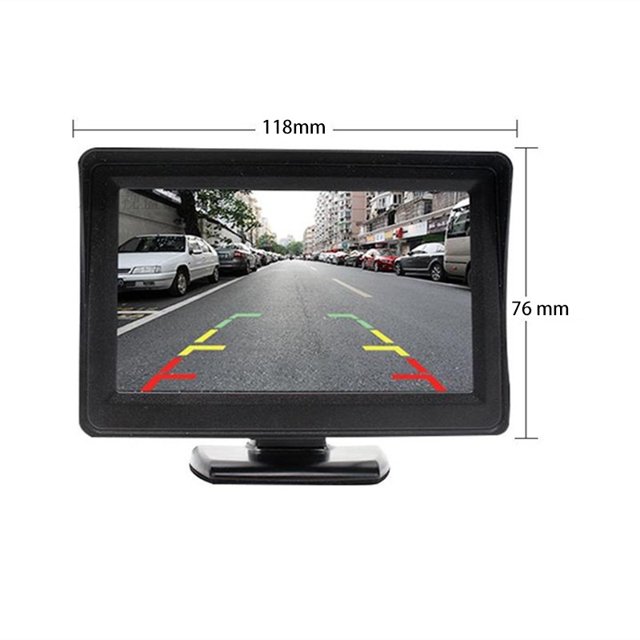 Kit de sistema de cámara de respaldo inalámbrico Dontodent para automóvil / camión / camioneta / camioneta / autocaravana Sistema de respaldo de vista trasera con monitor de 4.3`` Kuyhfg Sin marca