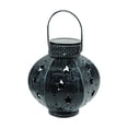 thumbnail image 2 of Farol de proyección estelar solar Luz colgante exterior - Diseño metálico calado, linterna impermeable para decoración solar de jardín para patio, jardín, camino, paisaje, 2 of 6