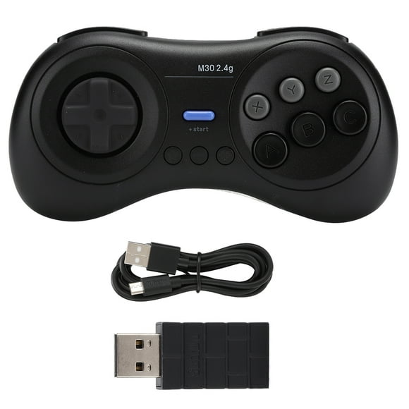 ZOUSSIQI For 8 Bitdo M30 MD Mini 2.4G Wireless Gamepad Controller for Sega MD Mini/Genesis Mini/Switch EL225#33261