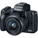 thumbnail image 2 of Canon EOS M50 Mirrorless Camera W/ 15-45mm Lens Black 2680C011 - Basic Bundle Canon 2680C011_edi6_1, 2 of 8