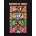 thumbnail image 2 of Five Nights At Freddy's T-Shirt Men's Stained Glass Character Blocks Adult Tee, 2 of 5