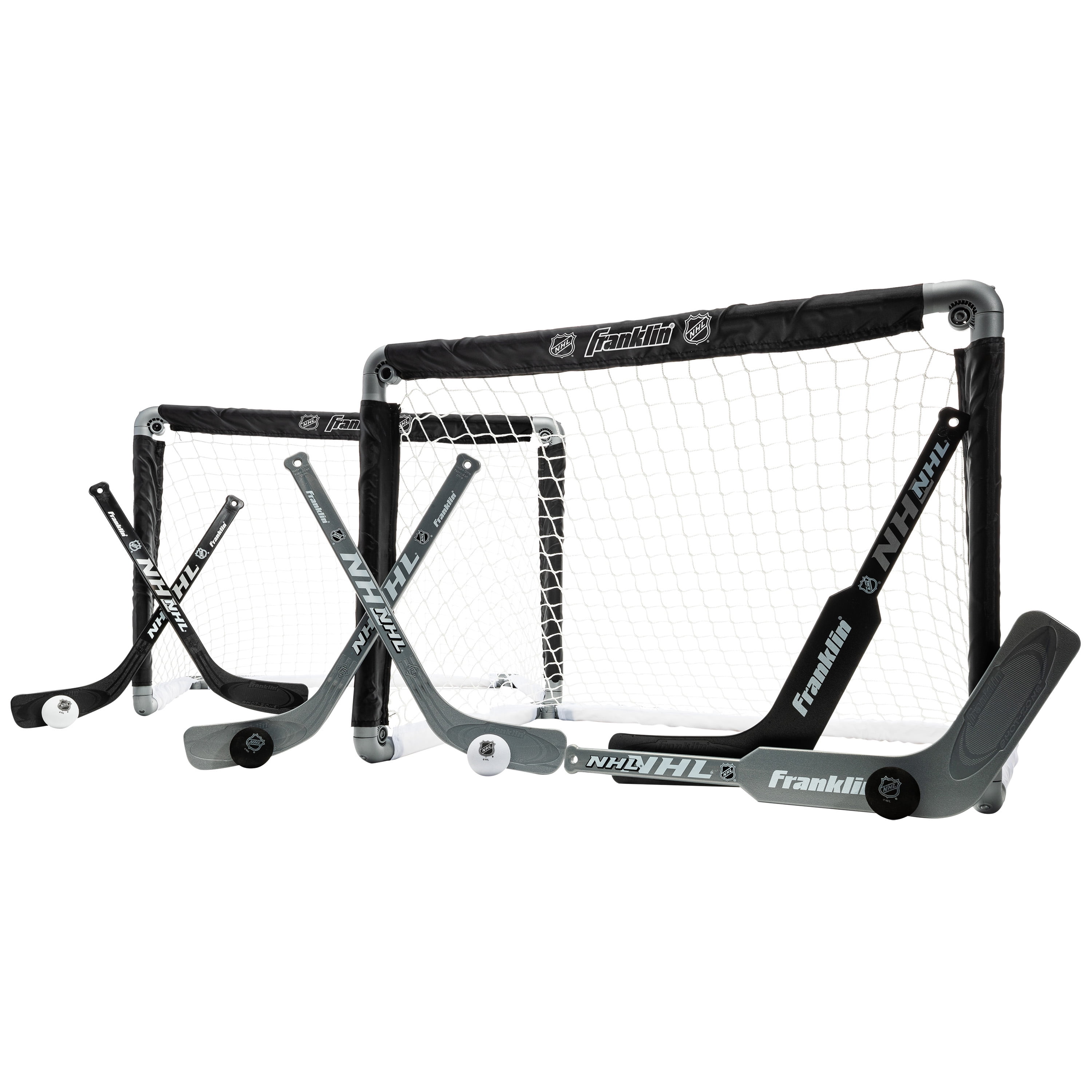 Franklin Sports 28" Knee Hockey 2-Goal Set, Sticks Included