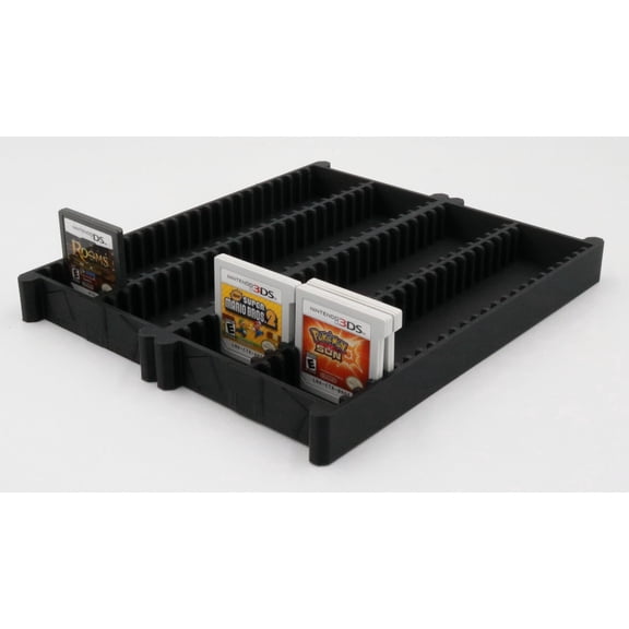 DS / 3DS Compatible Game Tray Holder - Holds 100 Cartridges