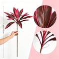 thumbnail image 4 of Dragons blood tree artificial Artificial Tropical Plant UV Resistant Large Faux Plants Outdoor Fake Boston Ferns Potted Plants Greenery Patio Outside Shrubs Flower Grass Front Porch Decor, 4 of 9