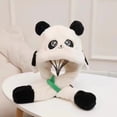 thumbnail image 1 of Cute Moving Panda Ears Winter Hat for Kids - Adjustable Warm Ear Protection for Boys & Girls, 1 of 6