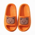 thumbnail image 3 of TOWED22 Slides For Kids,Boys Girls Sandals, Toddler Arch Support Slippers For House Shower Beach Non-Slip(Orange,13), 3 of 7