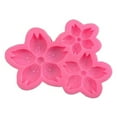thumbnail image 2 of Mdesiwst Fondant Mold Reusable Decorating Tools BPA Free Cherry Flower Fondant Cake Mold for Bakery, 2 of 8