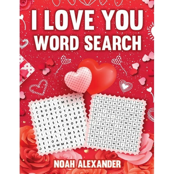 I Love You Word Search: Romantic Gift Book, (Paperback)