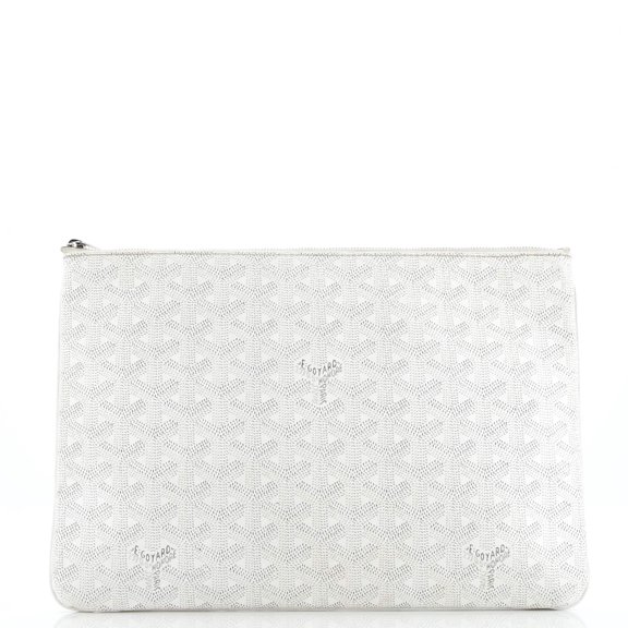 Pre-Owned Senat Zip Pouch Coated Canvas MM By Rebag