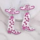 thumbnail image 4 of Pendientes colgantes hechos a mano con cuentas para mujer yuxing E1522 Mrs Cryst Red, 4 of 5