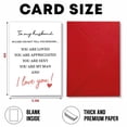 thumbnail image 3 of Tarjeta de felicitación Podagree To My Husband Love Message Vlt99, 3 of 9