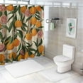 thumbnail image 7 of Shiartex Decorative Peach Shower Curtain for Bathroom,Cute Shower Curtain Set Waterproof Polyester Fabric,Bathroom Shower Curtain Sets Hooks,Machine Washable Fruit Theme Peachy Pink 36x72, 7 of 7