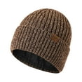 thumbnail image 2 of LSLJS Double-layer Woolen Hat and Velvet Warm Mixed Color Men's Knitted Hat Gifts for Men, 2 of 4