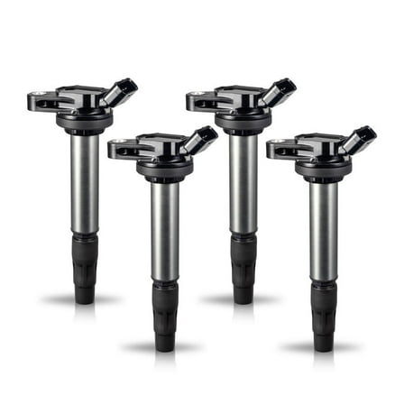 Set of 4 ISA Ignition Coils Compatible with Toyota Prius Corolla Matrix Lexus CT200H Scion XD 1.8L l4 Replacement for UF596 UF619