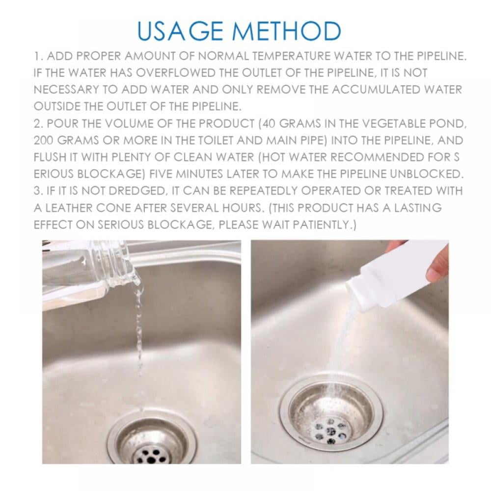 Ultimate Main Drain Opener Drain Cleaner Hair Clog Remover Works On