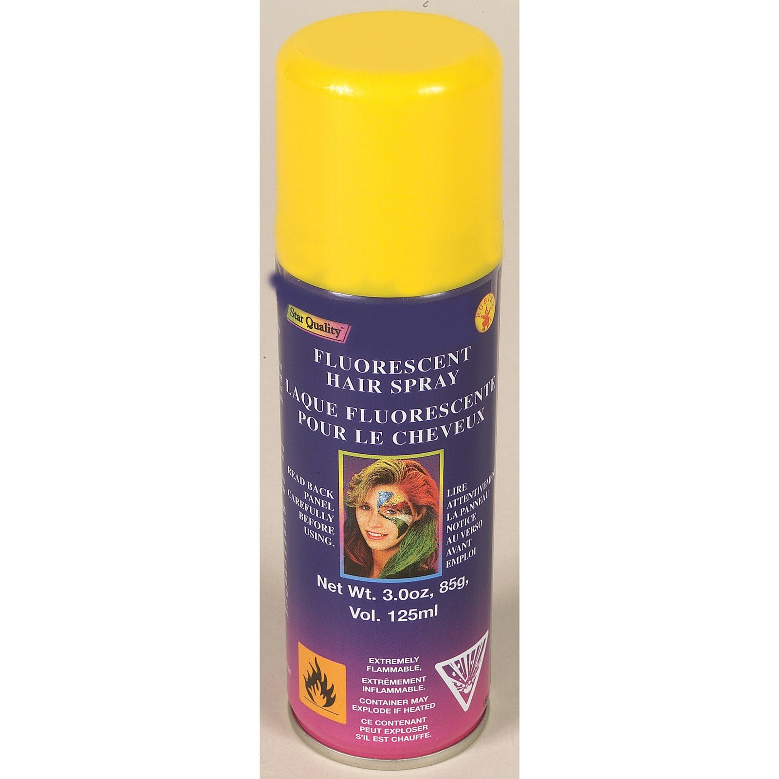 Temporary Color Yellow Hairspray