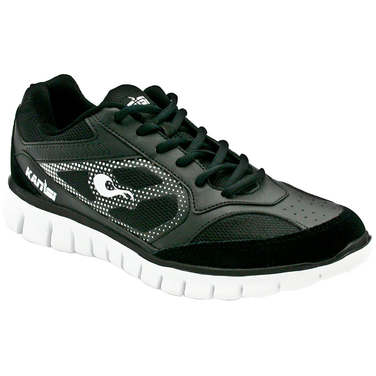 Kanisi Boxing Trainer and Running Shoes - 11 - Black/White - image 3 of 4