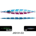 thumbnail image 2 of Señuelo Pesca Metal Con Placa Hierro Luminosa Cebo Duro Artificial Hundimiento Rápido () Azul, 2 of 4