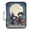 Little Witch and Vampire on Halloween, variant on Haosy Accordion File Organizer Zipper Binder 500 Sheet 6-Tab Expanding File Folder Multi-Pocket 1.2 Inch 3 Ring Rabbits Cats Tigers Dogs