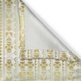thumbnail image 6 of Ambesonne Ethnic Valance & Curtain, Prehistoric Ombre Borders, 55"x30", Yellow and White, 6 of 6