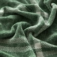 thumbnail image 4 of Mainstays Cozy Chenille Throw, Sage Green Plaid, 50" x 60", 4 of 8