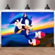 thumbnail image 5 of Banner de fondo azul de Sonic, decoración para fiesta de cumpleaños de niños, fondo de fotografía de dibujos animados, póster personalizado, accesorios de estudio para baby shower, 5 of 5