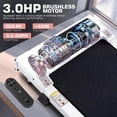 thumbnail image 4 of Walking Pad Treadmill for Home, 3.0HP Under Desk Treadmill with 6% Incline, Mini Portable Walking Running Machine Slim Compact Motorized Electric Treadmill with 300 lbs Capacity, 4 of 6