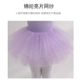 thumbnail image 5 of ‌LYMAYTER Toddler Girls 2PC Ballet Leotards Suit Long Sleeve Tutu Set Ballerina with Glitter Skirt 3-11Y, 5 of 8