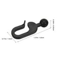 thumbnail image 2 of FUTUREORYY 50 Pcs Crochets de Rideaux en Plastique Noir pour Rideaux de Gazebo Résistants aux Intempéries Légers Support de Camping Extérieur, 2 of 8