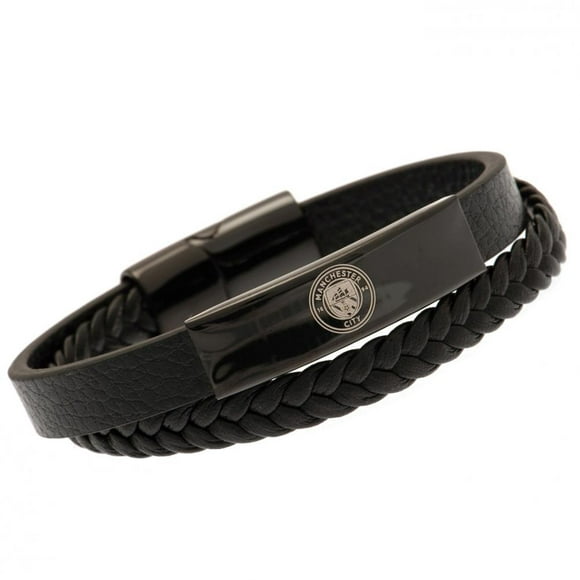 Manchester City FC Leather Bracelet