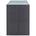thumbnail image 3 of vidaXL 9 Pièces Bar Extérieur Set Poly Rotin Noir, 3 of 5