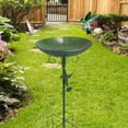thumbnail image 1 of Comedero para pájaros, baño para pájaros, accesorio de hierro, espacioso, fácil de instalar, base de 5 puntas, cuenco de alimentación para jardín,, 1 of 8