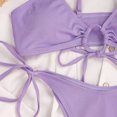 thumbnail image 5 of Lopeceal Women's String Bikini Set Tie Front Two Piece Swimsuit Cheeky Side Tie Bathing Suits, 5 of 6