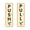 Ivory/Dark Brown, variant on Signs ByLITA Vertical Push and Pull Door Signs (Hairdressers) Door Sign (Ivory/Dark Brown) - Small