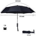 thumbnail image 3 of CHAO Paraguas Travel Essentials resistente al viento, compacto, plegable, ligero, automático, resistente y portátil, resistente al viento, paraguas pequeño plegable para lluvia, 3 of 5