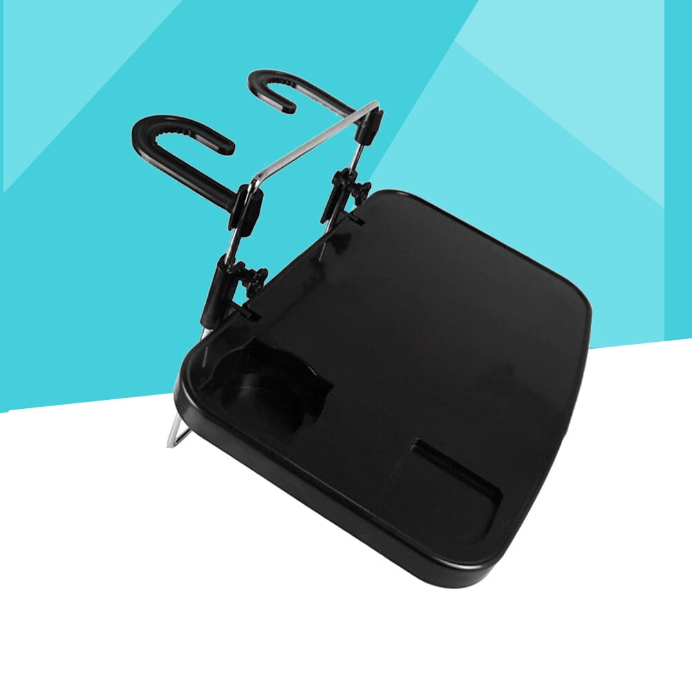Toyandona Foldable Black Car Vehicle Laptop Desk Tray with Cup Holder for Long Distance Drives