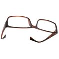 thumbnail image 3 of grinderPUNCH Fake Plastic Square Rim Clear Lens Plano Adult Reading Glasses Men and Women, 3 of 5