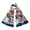 Navy, variant on Premium Large Vintage Cars & Wheels Print Fashion Scarf Wrap