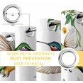 thumbnail image 6 of Spring Floral Blackout Curtains for Bedroom/Living Room, Thermal Insulated Kitchen Curtains, Elegant Birds Summer Botanical Flowers Grommet Darkening Window Treatment Drapes 42"x63"x2, 6 of 8