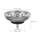 thumbnail image 2 of unbranded 2Ud Drain Strainer Para Cocina Y De Material Resistente En Color Plata, 2 of 7