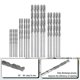 thumbnail image 3 of Diamond Drill Bit Set 20 Pieces 4 Sizes 1mm 1.5mm 2mm 2.5mm Twist Tip Jewelry Beach Sea Glass Shell, 3 of 5