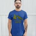thumbnail image 3 of Tee Hunt T-Rex Hates Christmas T-Shirt Funny Dinosaur Xmas Eve Festive Men's Tee, Blue, XX-Large, 3 of 5