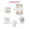 thumbnail image 7 of Watercolor Easter Kitchen Dish Towels for Drying Dishes Set of 2, Cute Rabbits Flowers Butterfly Orange Plaid Waffle Weave Microfiber Hand Tea Bathroom Towels Quick Dry & Absorbent Towel 15.7x23.6, 7 of 7
