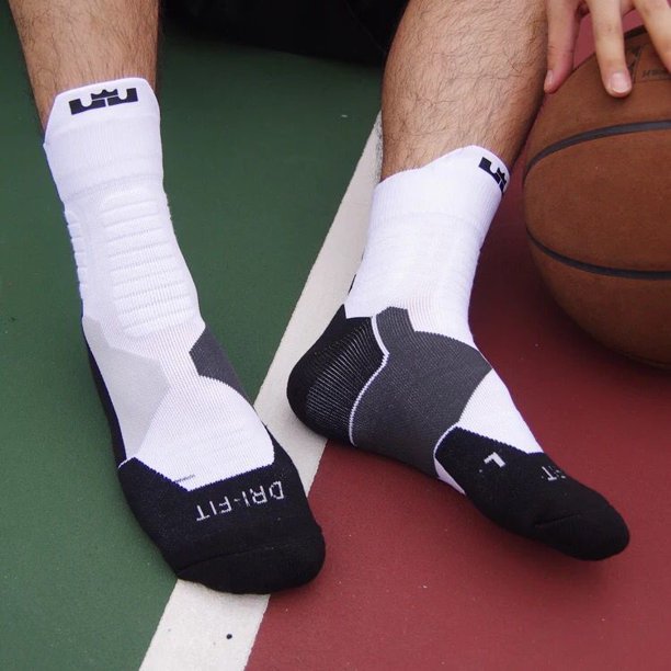 NBA Kobe Calcetines De Baloncesto De Gama Alta De Los Hombres De Tubo Medio Irving 5a Generación James Deportivospangjing